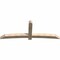 Ekena Millwork Bellingham Rough Sawn Timber Gable Bracket, Douglas Fir, 108"W x 40"H x 6"D x 6"F, 9/12 Pitch GBW108X40X0606BEL00RDF - alternate 2